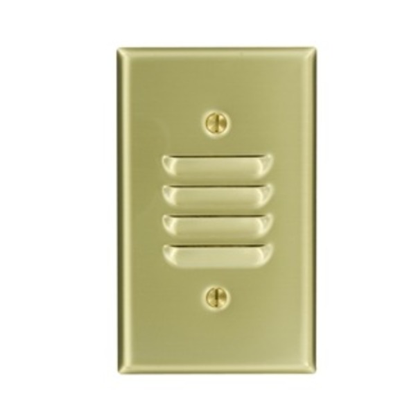 Leviton Wallplates B7771/1G Brass Louvre 81080